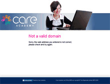 Tablet Screenshot of allied.care-academy.co.uk