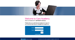 Desktop Screenshot of dev.care-academy.co.uk